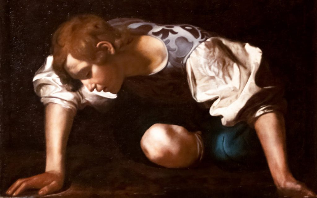 narcissus caravaggio palazzo barberini cover